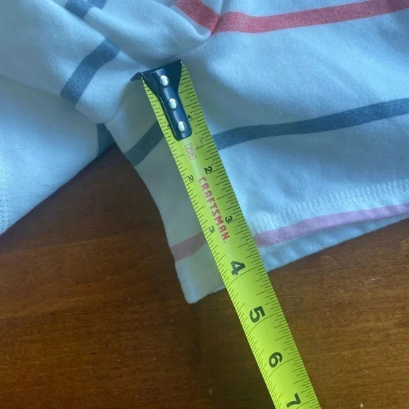 PJ Salvage Women's Loungewear “Happy Days‎ are Here” Comfy Striped Shorts Small - Picture 9 of 11